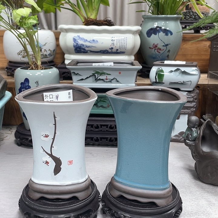 陶瓷花盆紫砂花盆