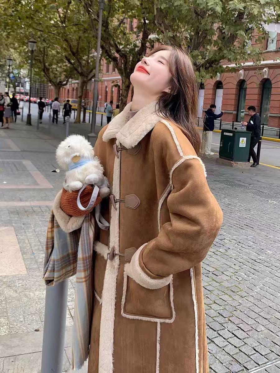 【杭州•新九天】NN882加厚中长款大衣外套毛呢外套时尚秋冬