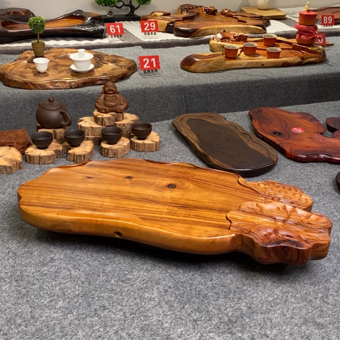 香樟木随行实木湿泡茶盘