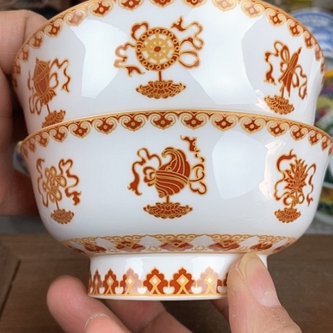 景德镇陶瓷藏式茶碗