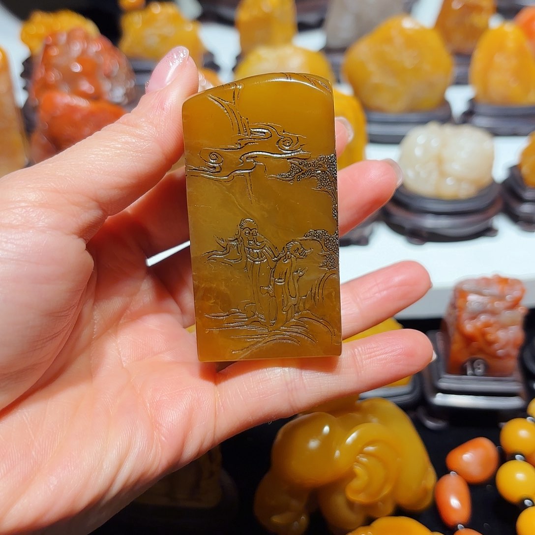 田黄石檸****y石雕石雕石雕