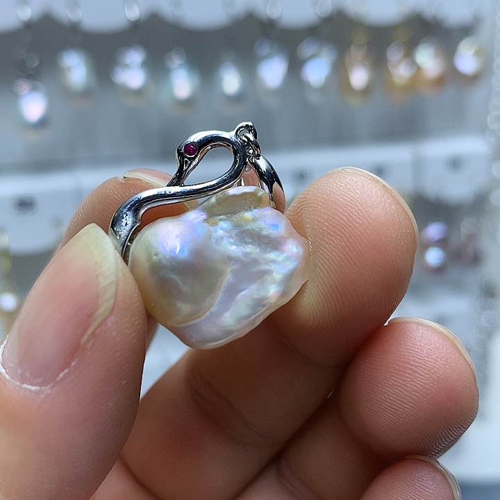 未镶嵌巴洛克淡水珍珠