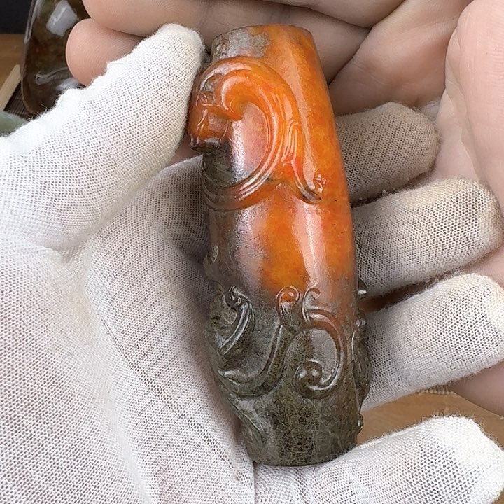 和田玉挂件未镶嵌厚****爱