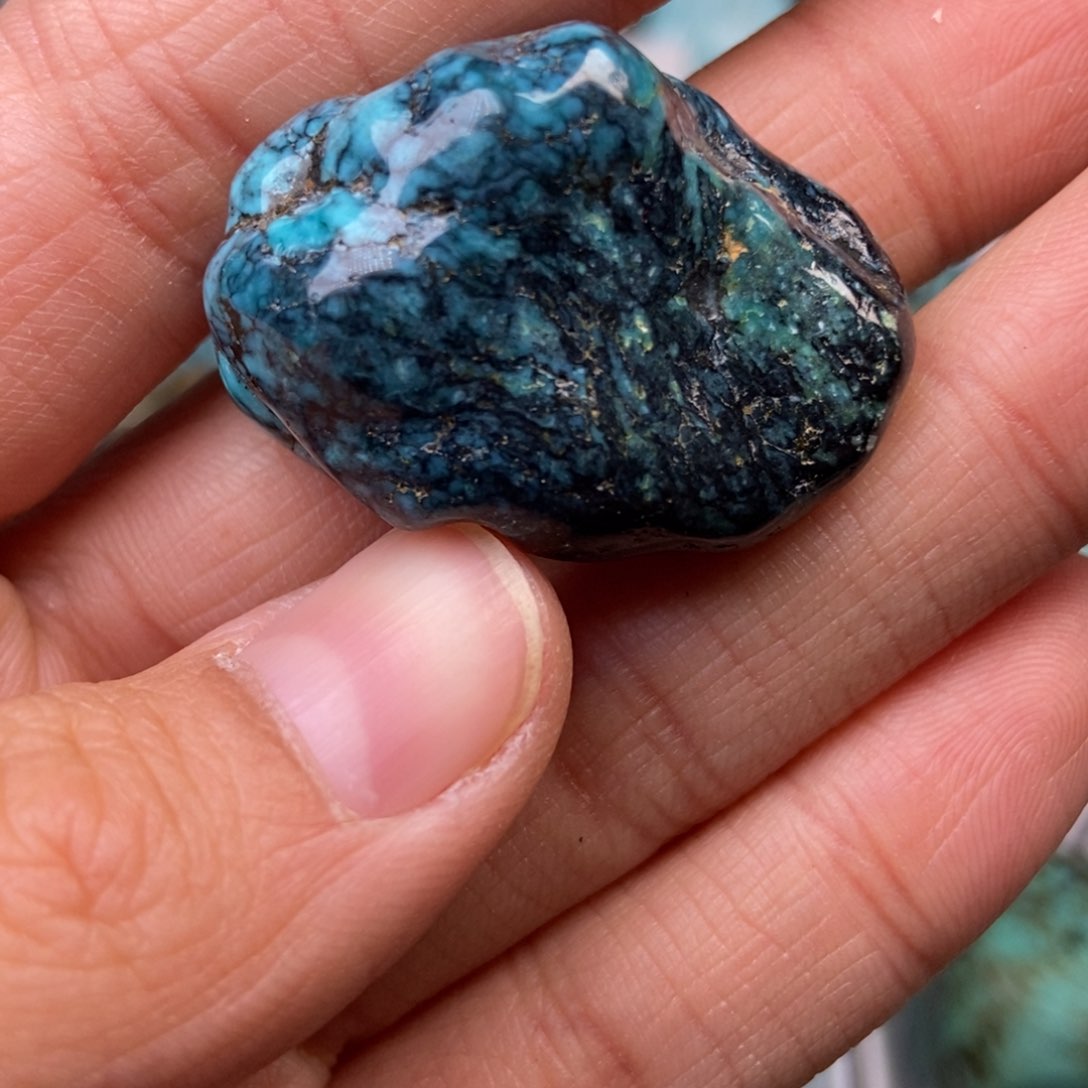 绿松石珠宝奇石未镶嵌