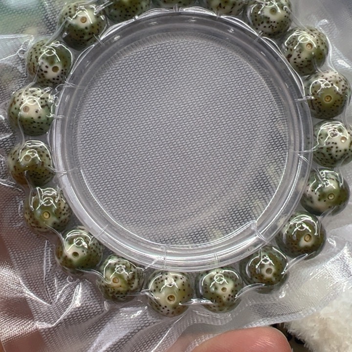星月菩提手串22傲世绿星月菩提单圈12圆