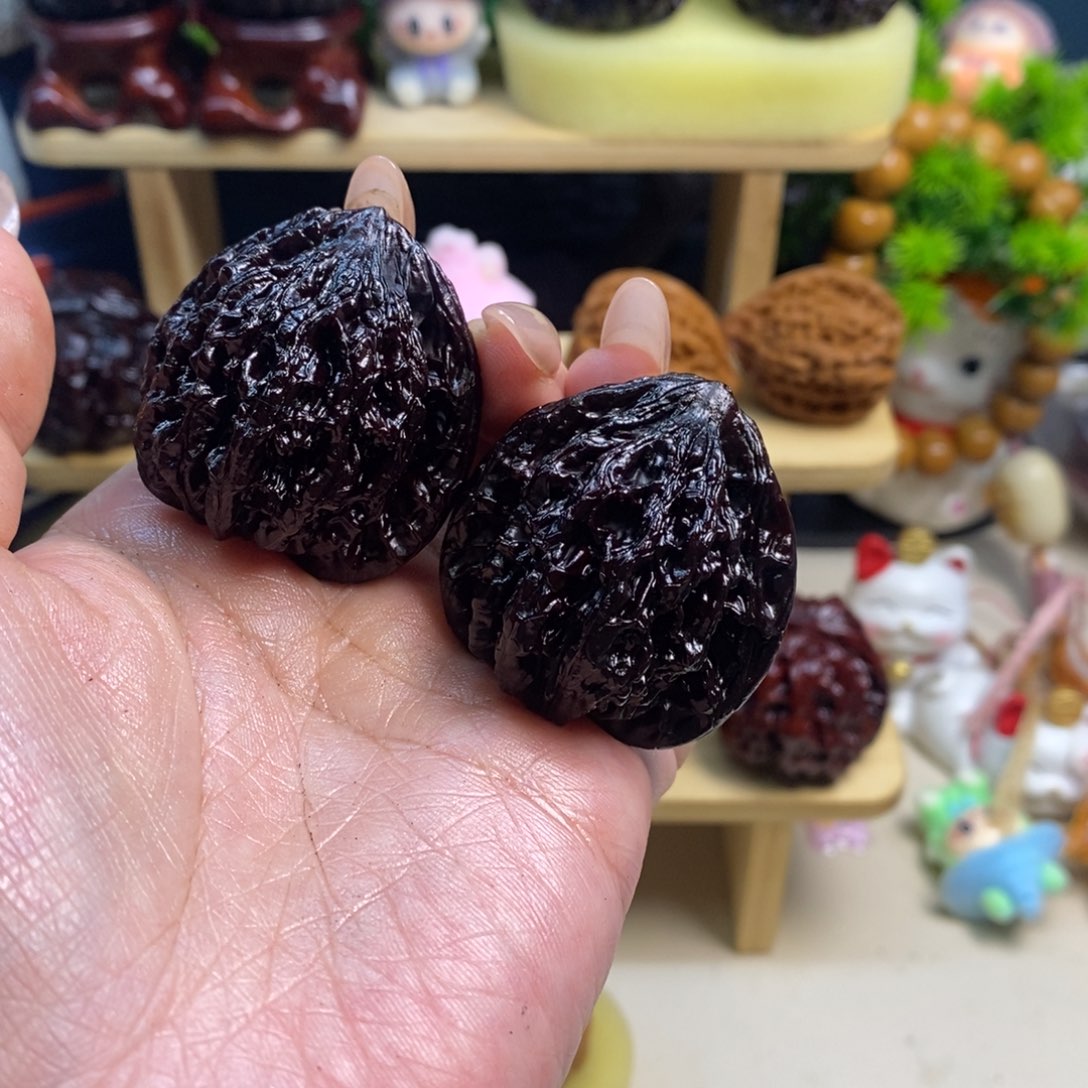 吊坠文玩核桃地闷麦穗虎头39