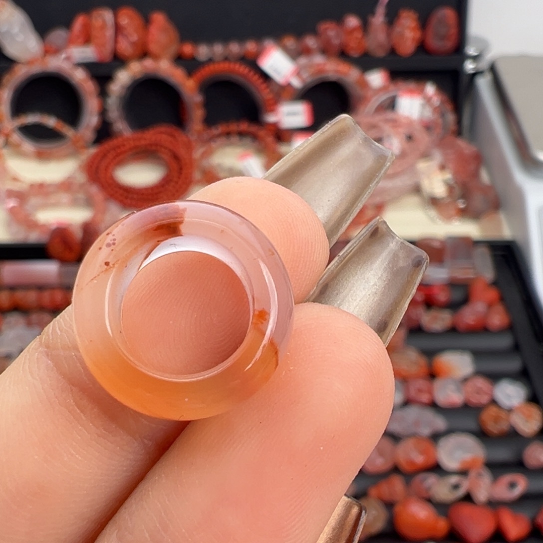 南红玛瑙未镶嵌颈饰跑环