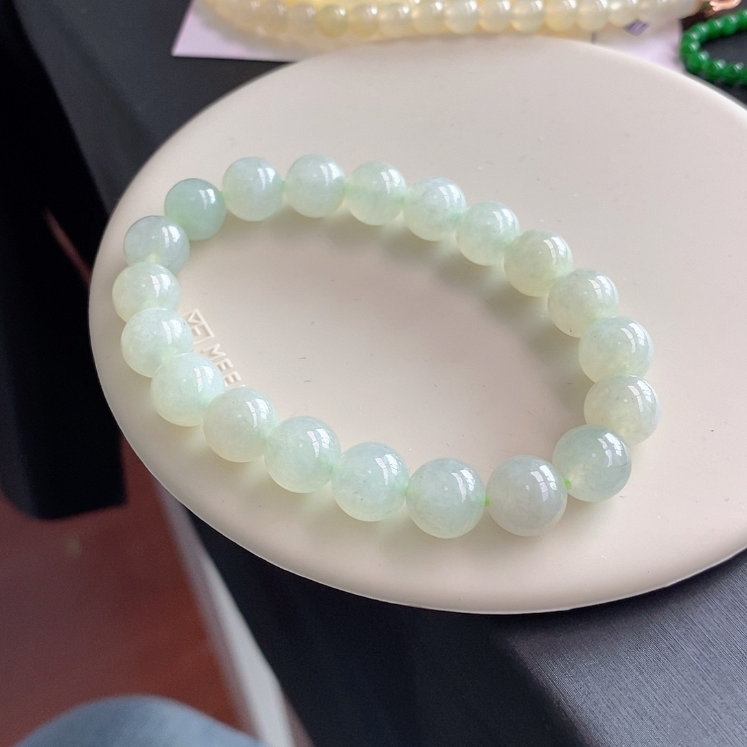 翡翠未镶嵌手链卡9
