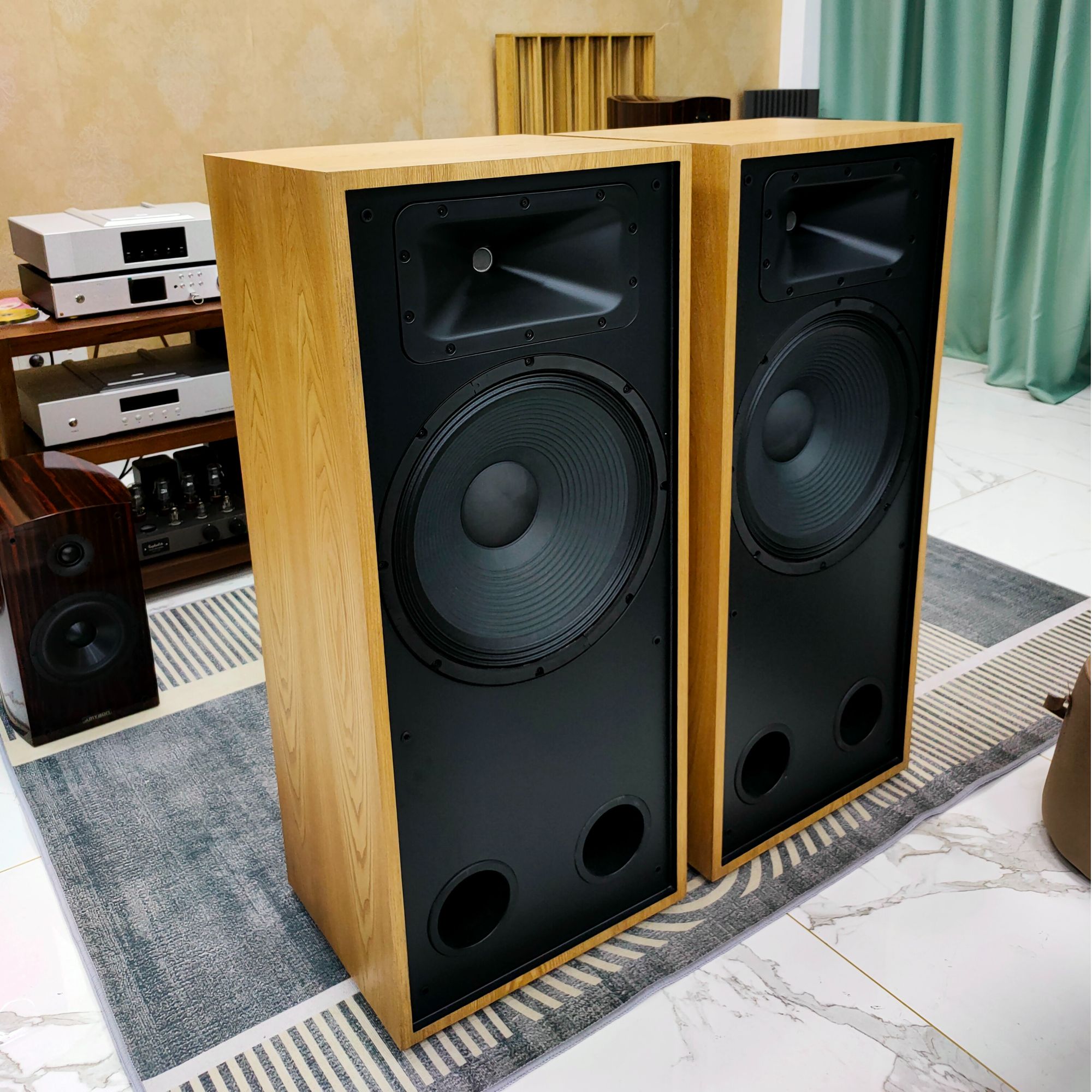 欧凯音响新款15寸号角发烧级2分频单元木质hifi发烧级618消费券