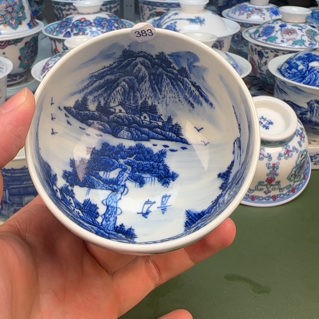 彦祖纯手工手绘茶具383