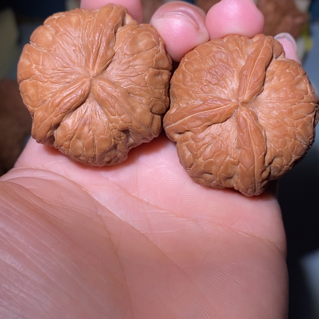 把件文玩核桃麦*42三楞