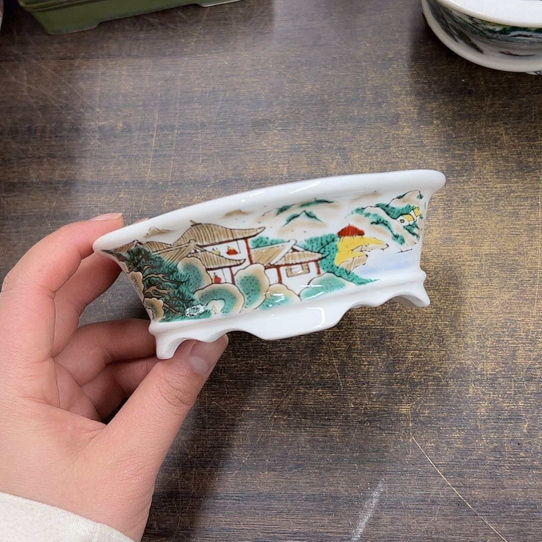 紫砂花盆127号瑕疵13/12/4cm