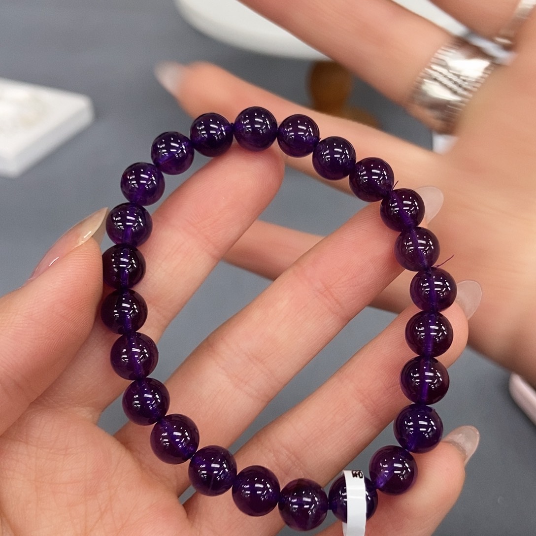 平***滚水晶未镶嵌手链872-