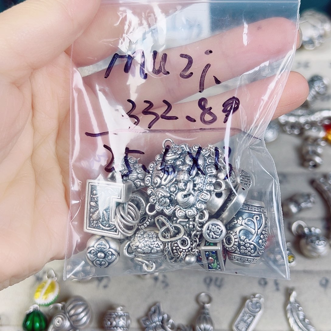 珐琅足银足银配件