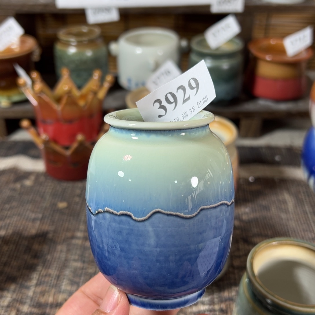 口4高7 手工花盆满30包邮