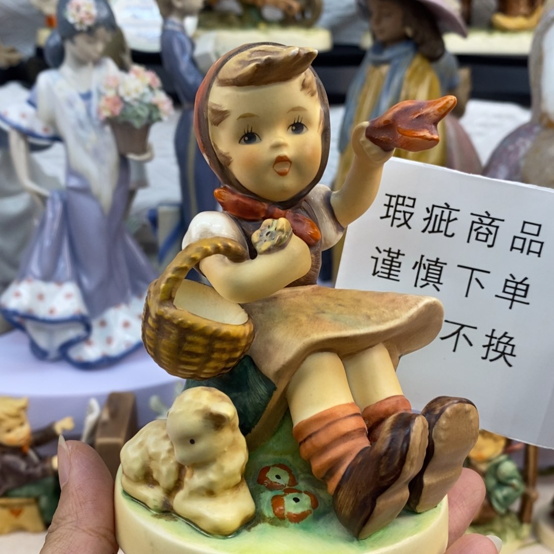 瓷片欧美中古美物摆件