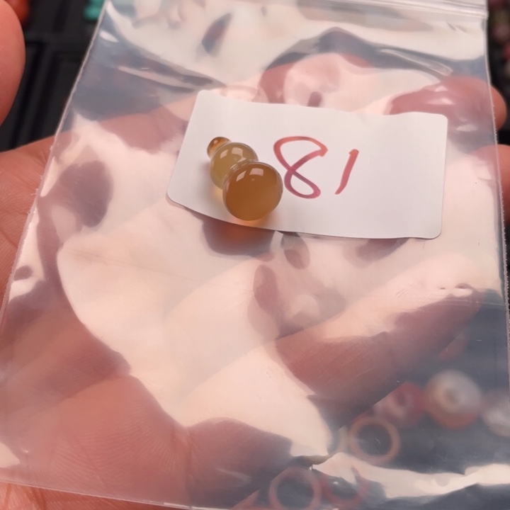 南红玛瑙葫芦未镶嵌?*5