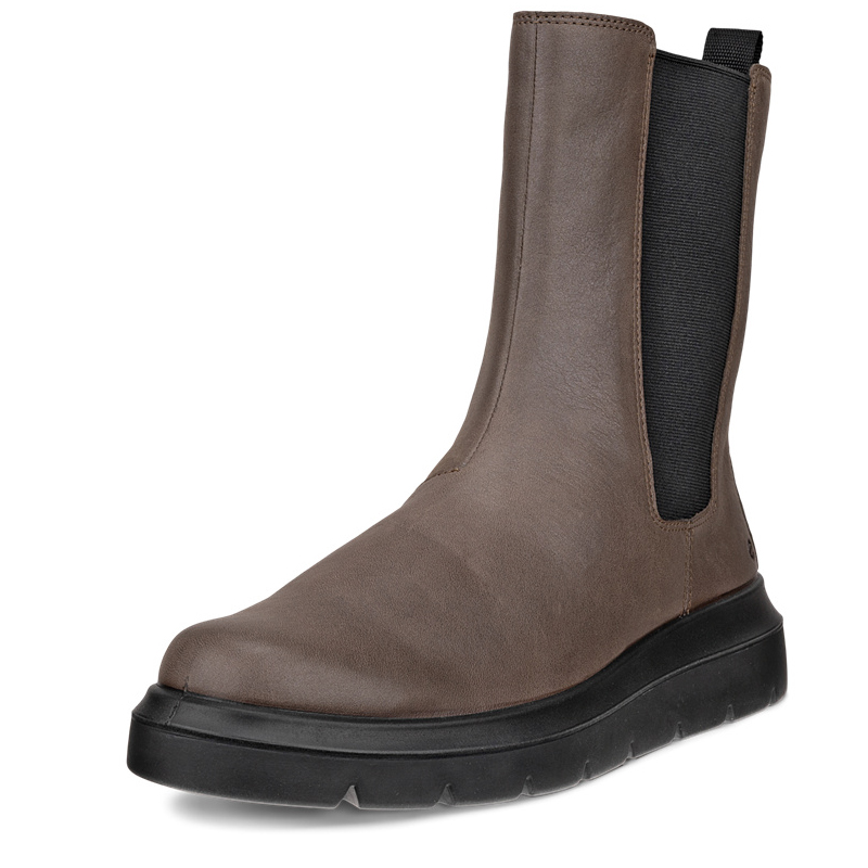 Ecco/爱步切尔西靴 冬季新款中筒靴简约平底女靴 新潮216223