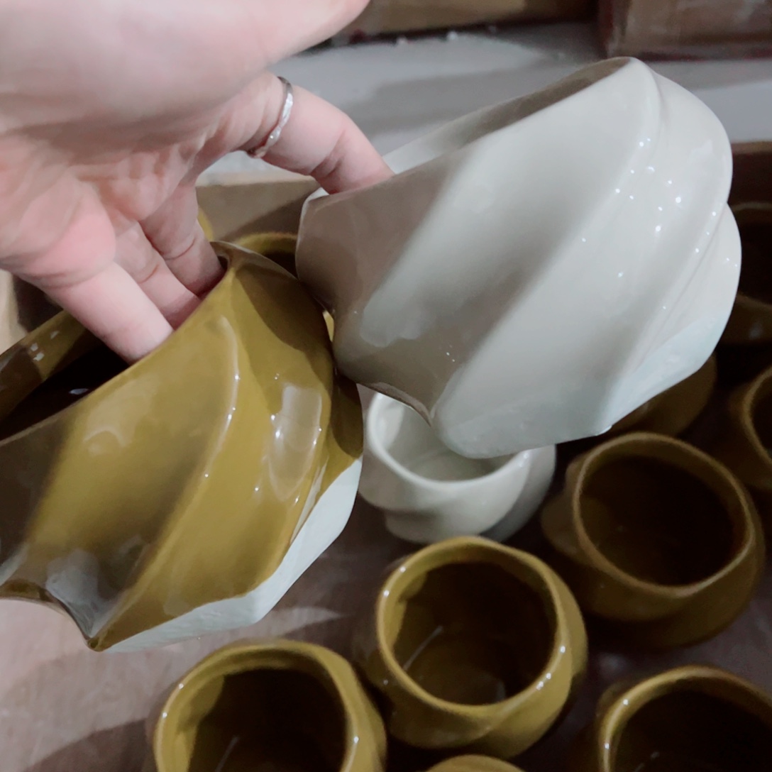 有孔，陶瓷花盆满10米包邮发货