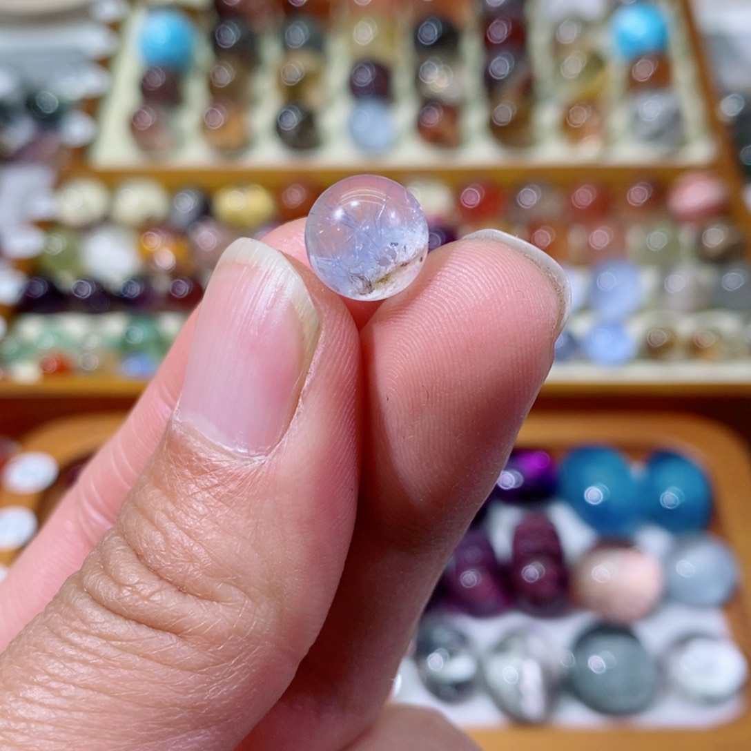 水晶单珠，未镶嵌