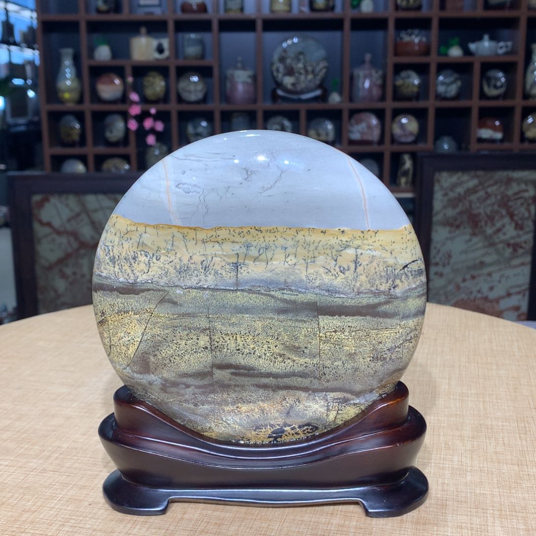 紫砂，广西国画石摆件，收藏观赏