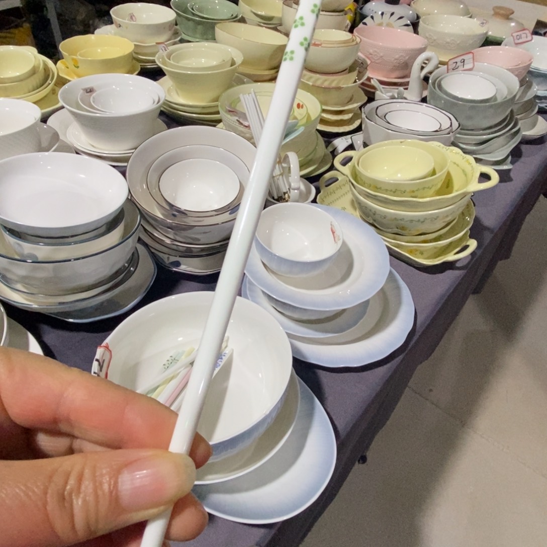 瓷陶瓷筷子10双，福利活动