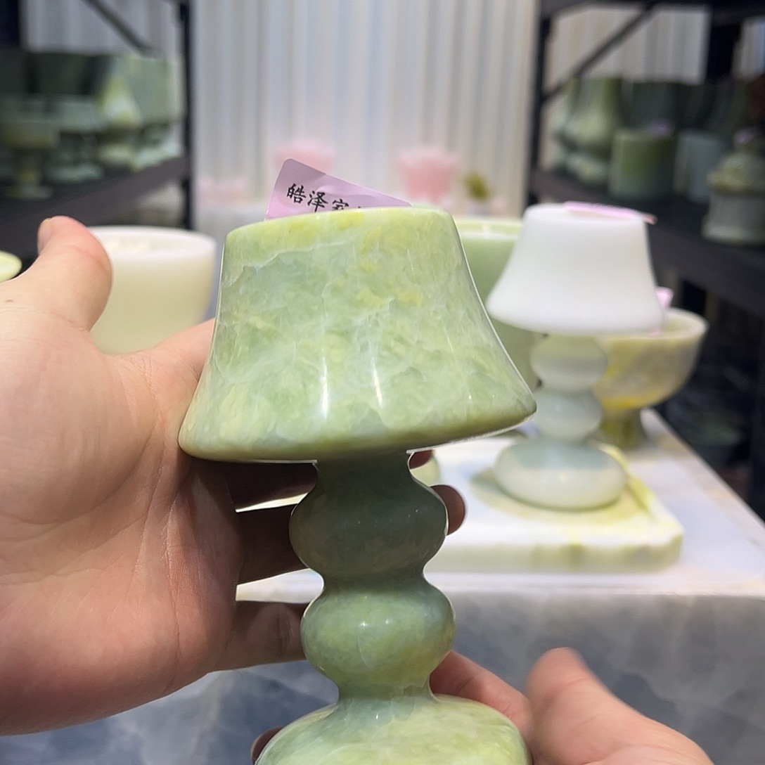 宝***哝石材天之蓝小台灯1091