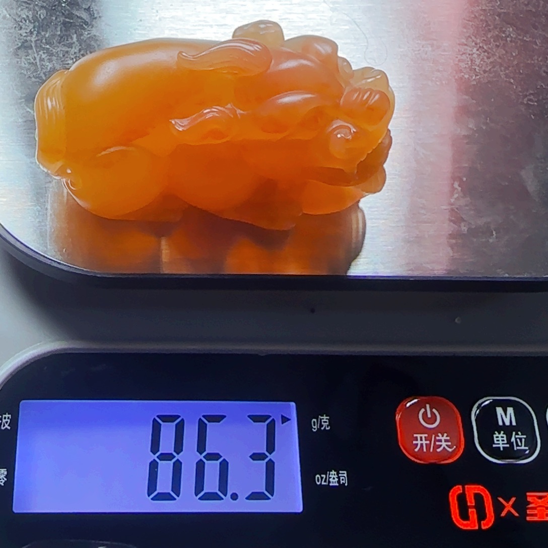 石英质玉（黄龙玉）1未镶嵌旭**升