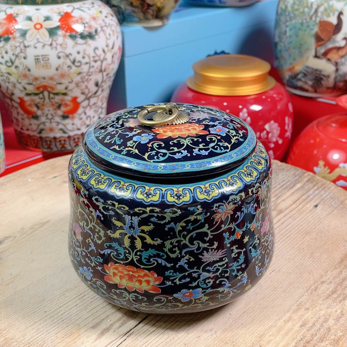 【闪购商品】罐陶瓷茶叶罐密封罐