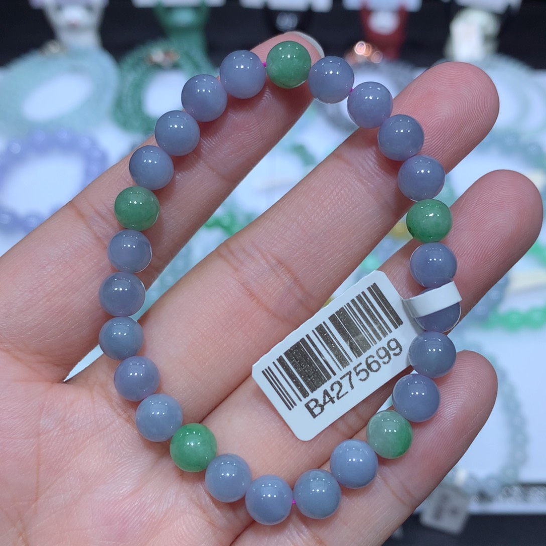 翡翠未镶嵌手串天然