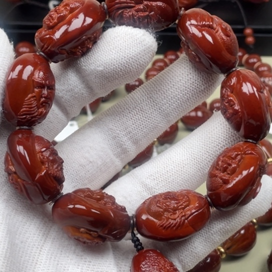 爱***菜手串橄榄核橄榄核