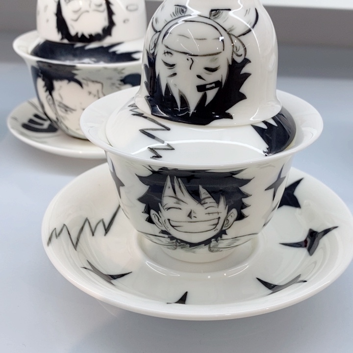 高温釉下彩纯手工手绘