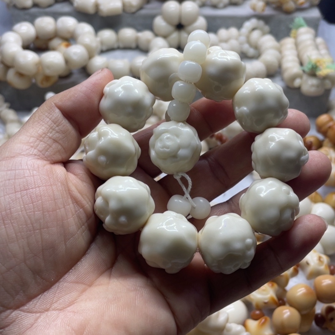 吊坠菩提根/象牙果全品象牙果云朵羊手串卡23