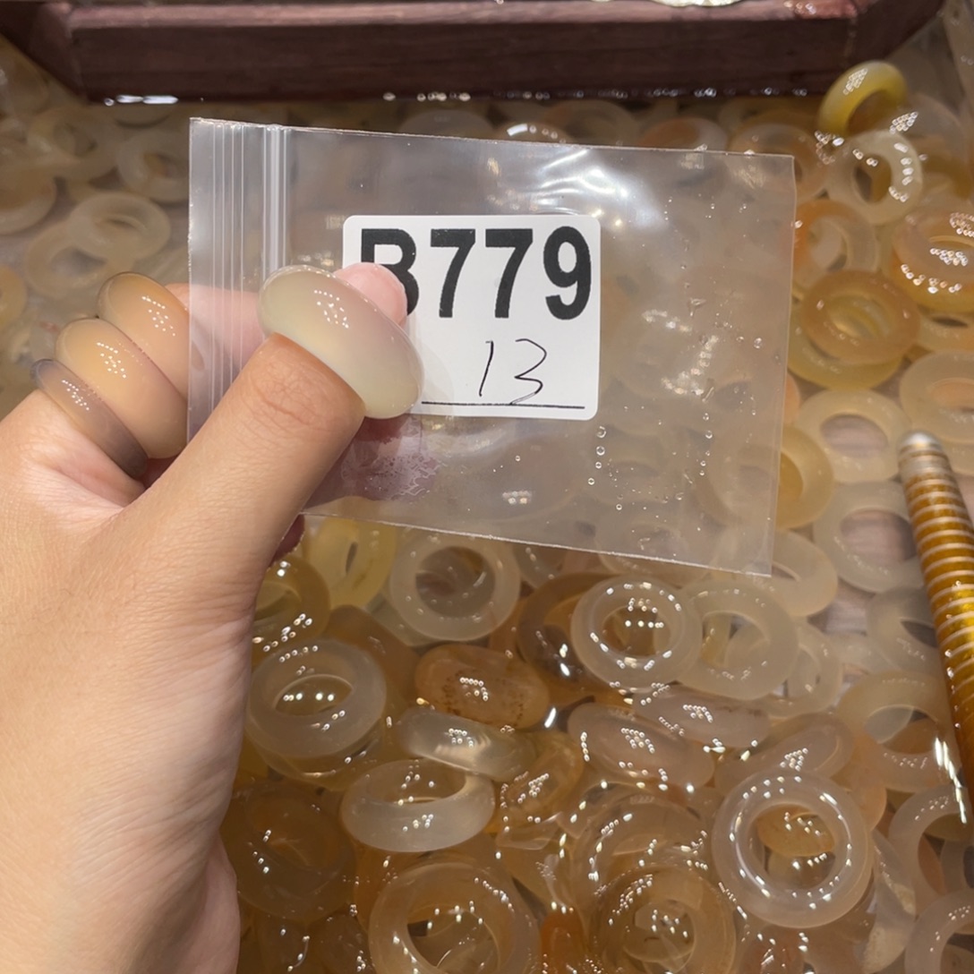 玛瑙/玉髓未镶嵌戒指779