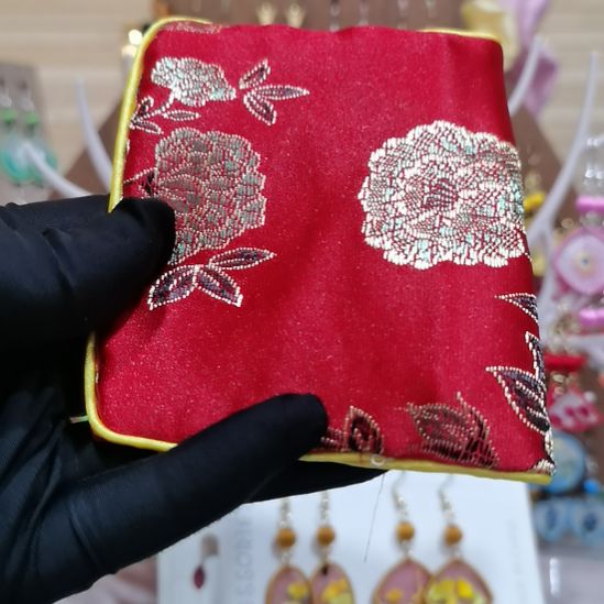 织绣苏绣耳环耳钉耳饰