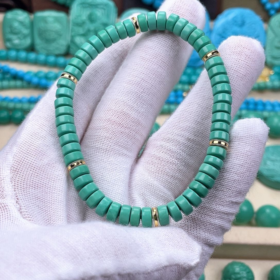 原生态湖北矿配饰，直径6.3