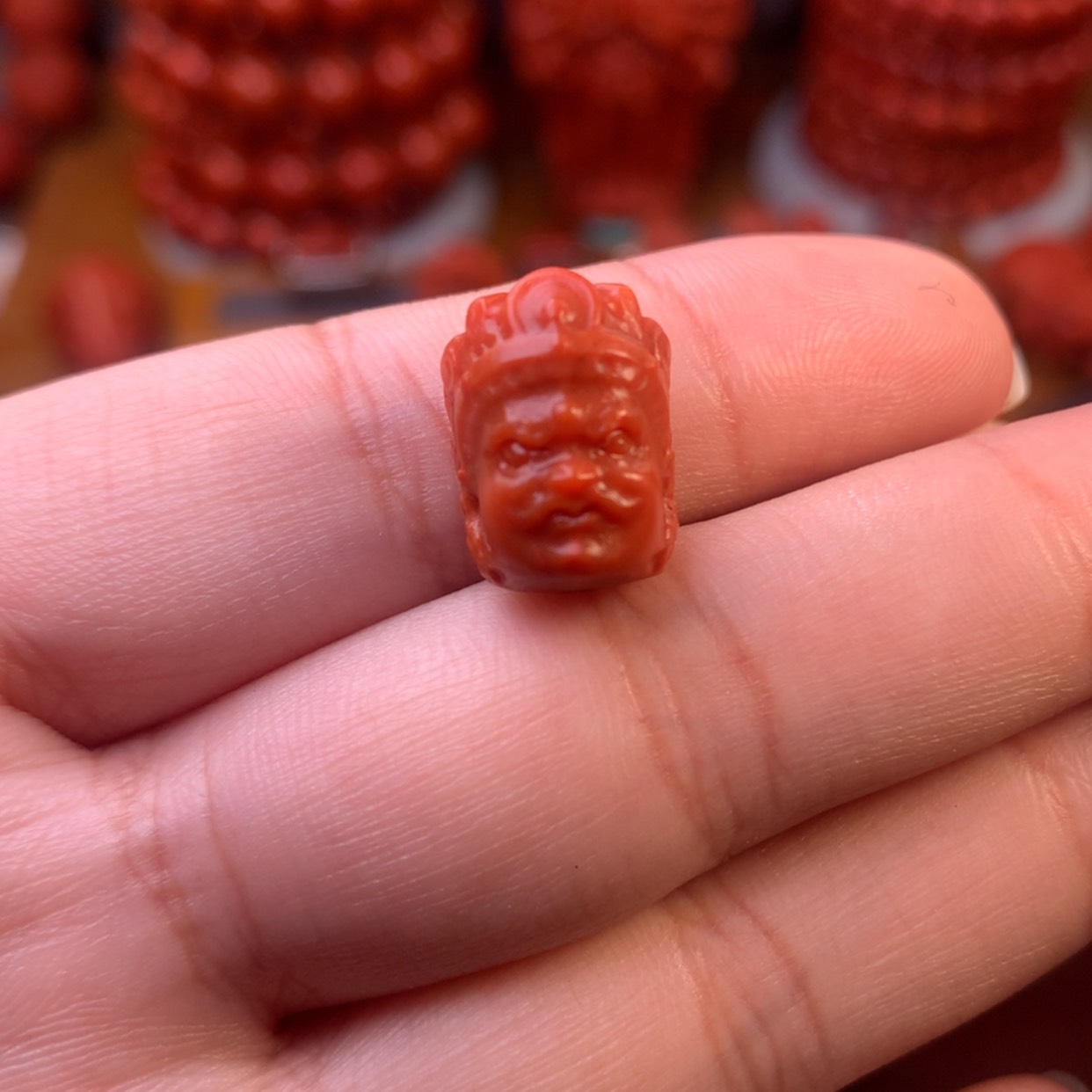 【闪购商品】未镶嵌川料瓦西黄财神11尺寸南红玛瑙