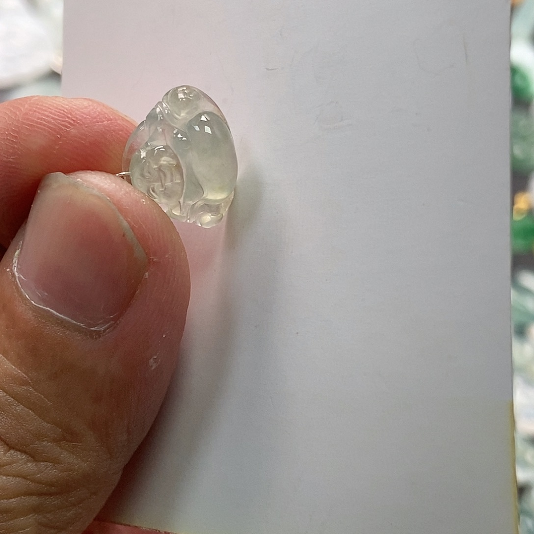 翡翠颈饰未镶嵌天然