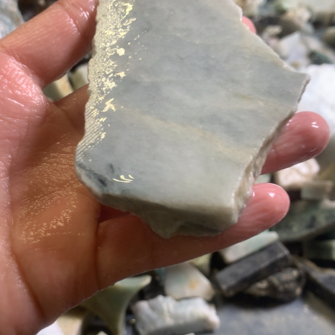 翡翠颈饰未镶嵌缅甸翡翠