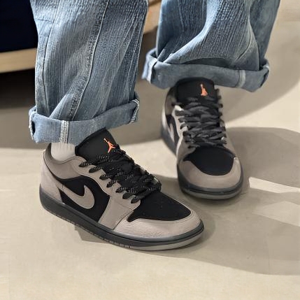 耐克AJ1蟑螂侠 棕黑色 低帮复古篮球鞋IB7109005