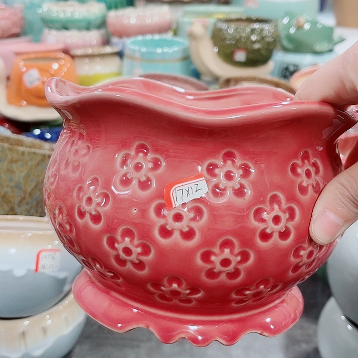 多肉陶瓷花盆满10元包邮