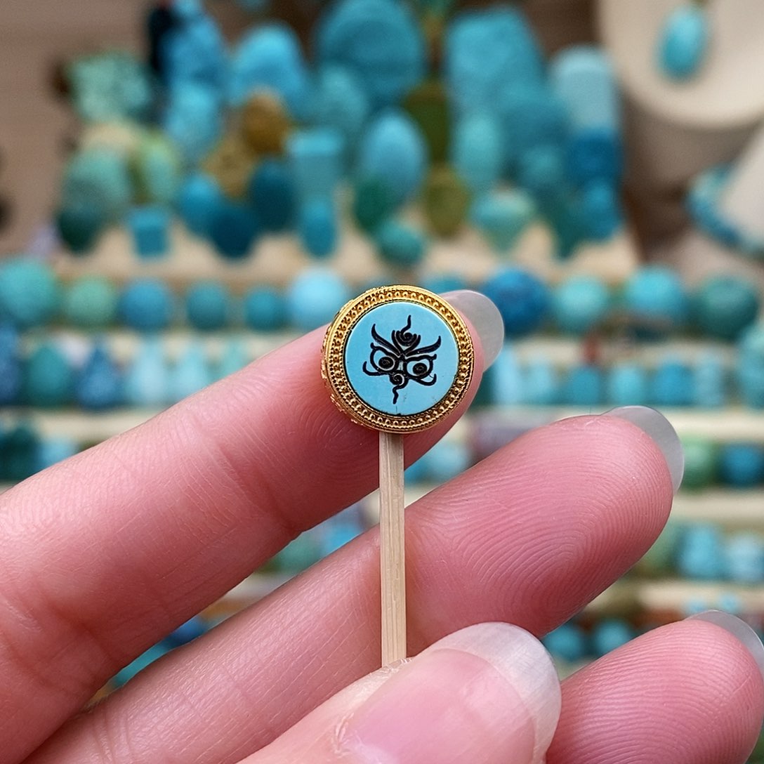 绿松石珠宝奇石合金