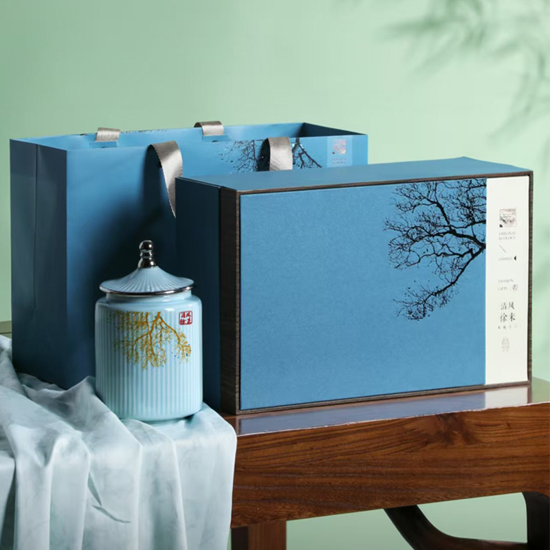 【顺丰京东发货】【拍十送茶具】高档礼盒 陶瓷罐装 茉莉花茶礼盒装