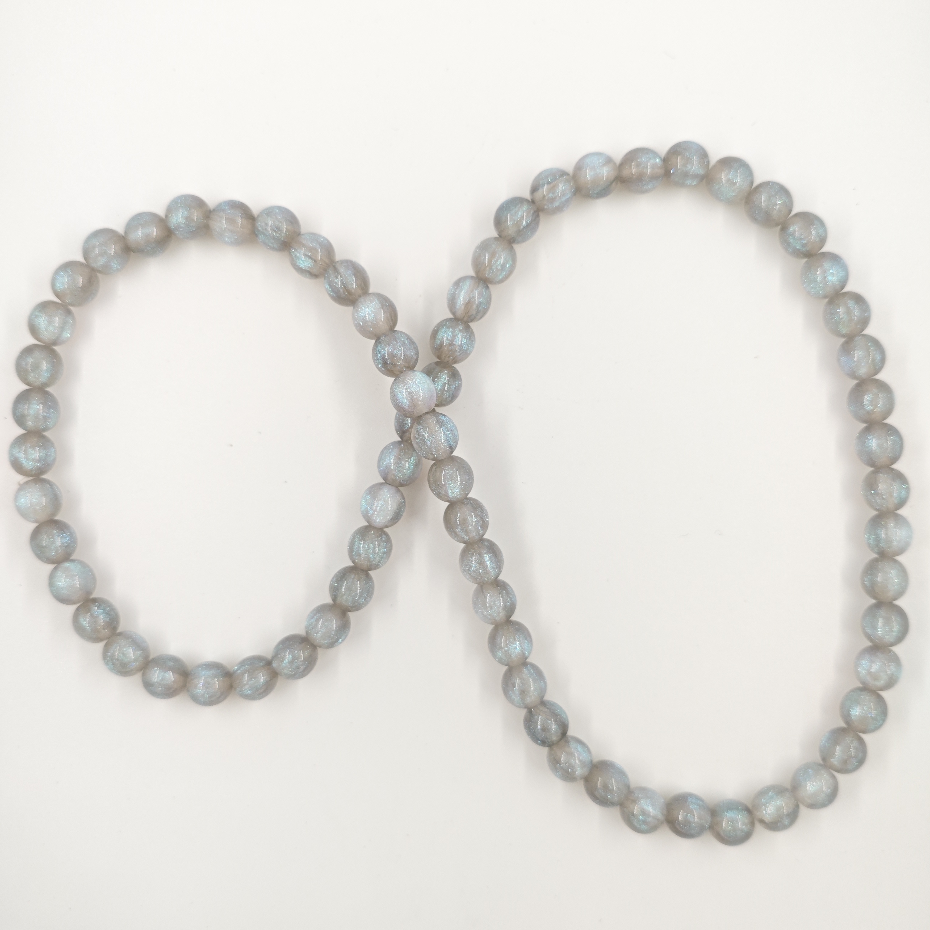 G008经典百搭潮流人鱼灰色树脂手链妈妈链