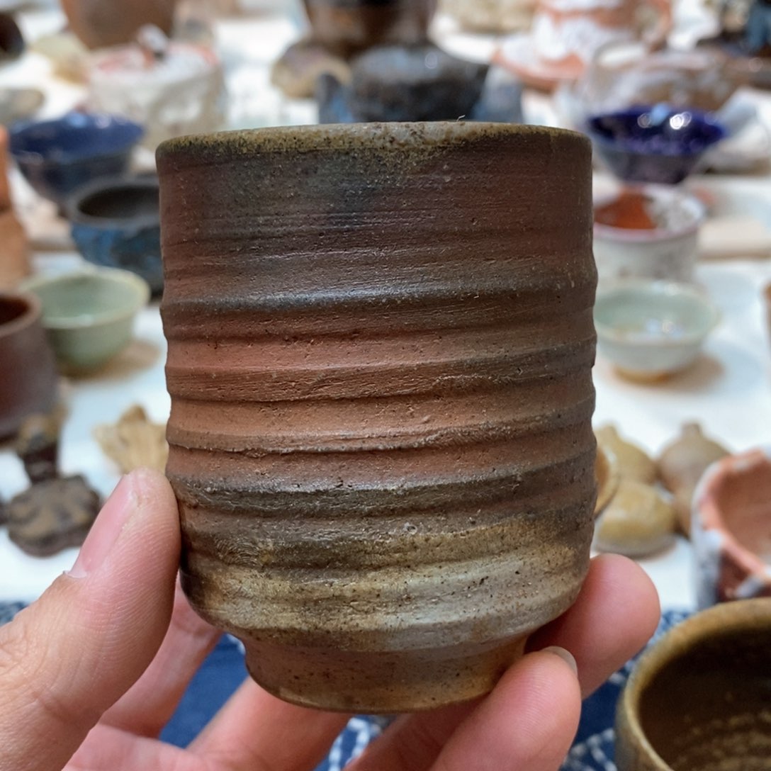 柴烧侘寂粗陶茶具