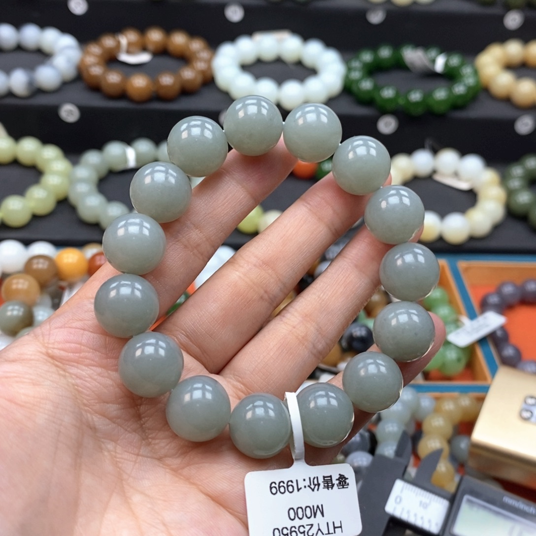 未镶嵌手串和田玉L卡14
