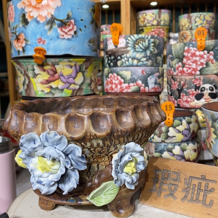 红陶景德镇艺术手绘作品