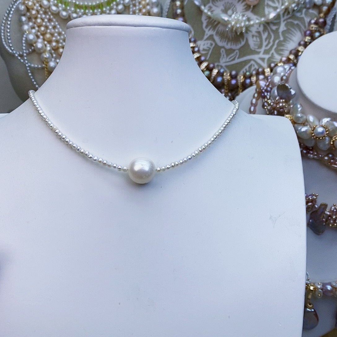 淡水珍珠颈饰未镶嵌