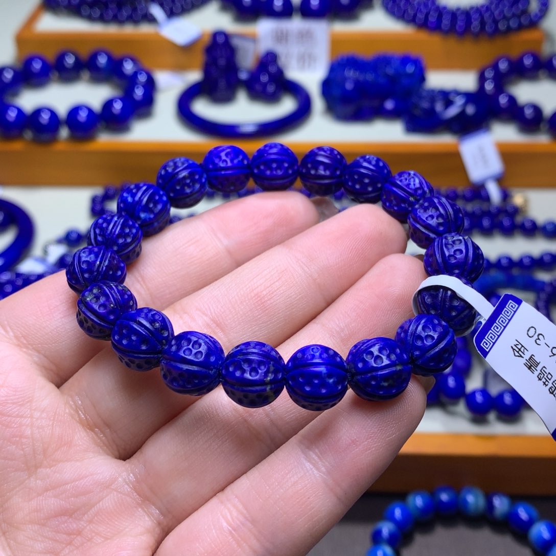 青金石手链未镶嵌10m