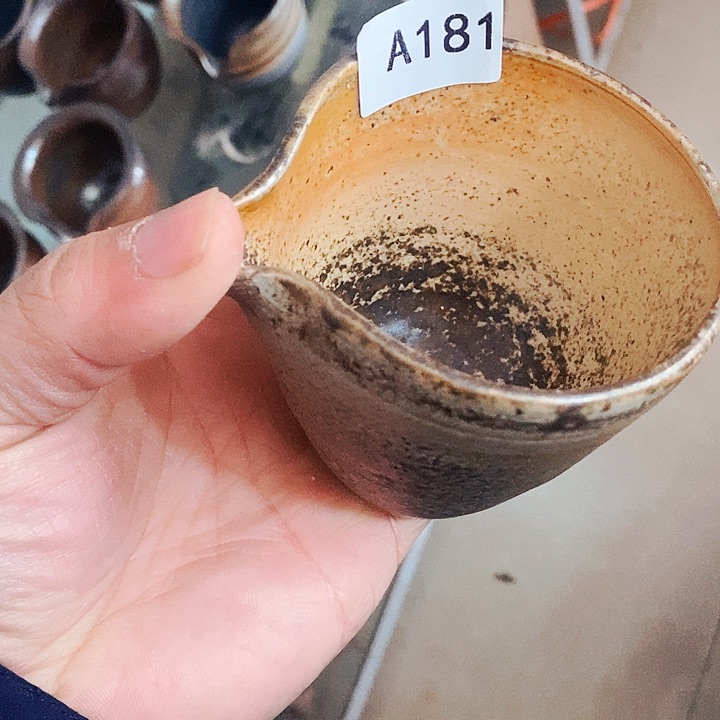 紫砂茶杯柴烧纯手工181